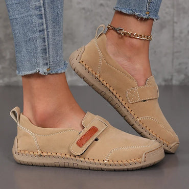 Women's Suede Loafers 2025 Casual Flat Shoes Comfortable Slip on Shoes Luxe Designer Schoenen Da Size 36 43aut É Tenis Feminino
