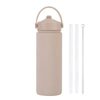 Insulated Water Bottle 500ml Custom Text/Logo - 304 Steel, 24H Cold, Office & Gym Essentials