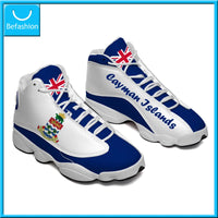 America Cup Flag Print Cool Men Basketball Sneakers Custom POD Tennis Shoes for Male Teens Personalized Sport Shoes Dropshipping