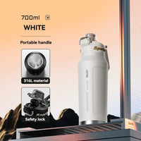 Insulated Cup Stainless Steel Outdoor Sports Water Bottle Thermal Mug Office and Home Keeps Cold and Heat Vacuum Flask