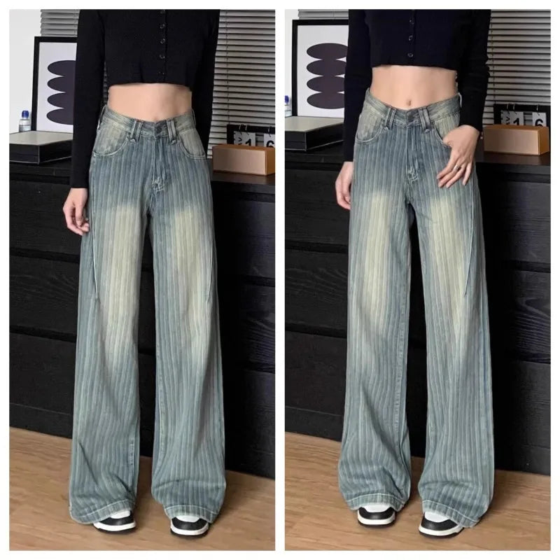 Jean Jeans Wide Women's Pants Jorts Cargo Pants Woman Low Rise Jeans Shoujo Girl Style Women's Spring Clothes Coquette Baggy Y2k