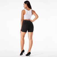Shascullfites Melody High Waisted Board Shorts Jeans Shorts Sports For Women Slim Stretchy Bermuda Shorts