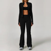 2/3PCS Yoga Suit Sports Set Gym Set Women Tracksuit Running Workout Clothes Long Sleeve Sports Bra Athletic Wear Yoga Clothing
