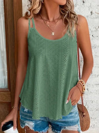 Large Big 5xl Women Leisure Simple Boho Camis Tops Women's Hollow Out Top Pullovers New Summer Casual Beach Shirts Clothing