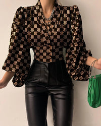 Women's Blouse Sexy Irregular V Neck Blusas Fashion Lantern Sleeve Solid Autumn Elegant Streetwear Casual Loose Tunic Top