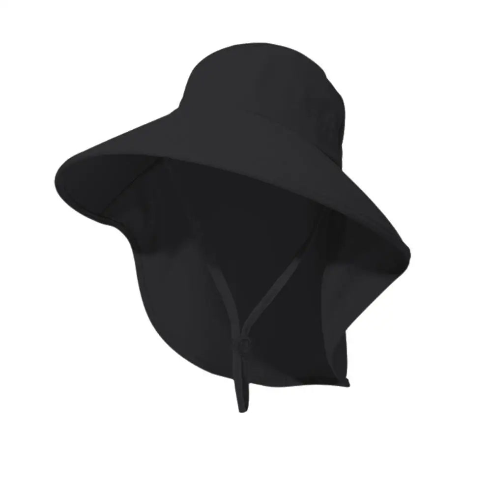 Outdoor Sun Bucket Hat for Women Girls Wide Brim Sun Hat Women Anti-UV Protection Hiking Fisherman Cap Neck Protection Sun Visor