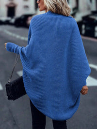 Ladies Elegant Open Cardigan Knitted Sweater Spring Autumn Outerwear Loose Long Sleeve Top for Holiday Versatile Casual Wear