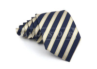 New Striped Tie Men's 8cm Ties Business New Year Gift Classical Necktie Office Accessories Men Costume Daily Wear Wedding Party