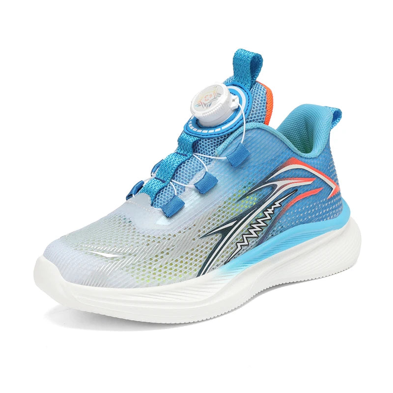 Childrens Sports Shoes Summer Mesh Casual Breathable Anti Slip Student Running Shoes Outdoor Training Elastic Fitness Shoes Kids