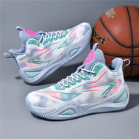Men's Basketball Shoes Breathable Cushioning Non-Slip Wearable Runing Shoes Gym Training Athletic Basketball Sneakers for Men
