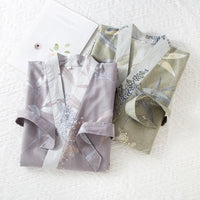 Spring Autumn 100% Cotton Robe Casual Loose Long Cardigan Bathrobe For Women Sleepwear Home Clothing New Vestidos