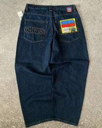 Y2k 2000s Clothes Baggy Jeans For Men  And Women Clothing Harajuku Fashion Retro Hip Hop Embroidery Trousers Woman Streetwear