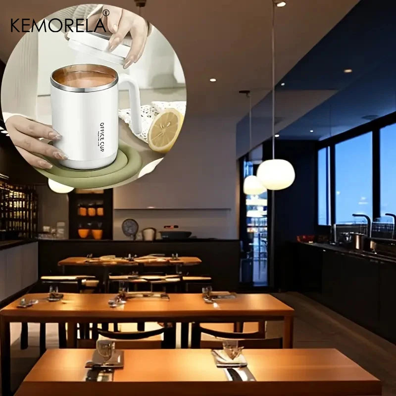 Insulated Stainless Steel Tumbler 17oz - Large Capacity Travel Mug with Lid & Straw,304 Vacuum Cup for Hot/Iced Coffee Leakproof