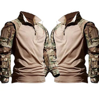 Outdoor Camo Suits Tactical Shirts Training Set Multi-pocket Work Wear Pants Men Clothing Hunting Clothes Wear-resisting