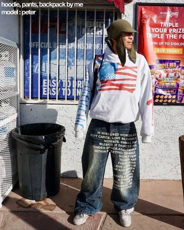 Y2K New Fashion Retro Letters Washed Oversized Jeans Men's and Women's Harajuku Hip Hop Gothic Casual Joker High Street Pants