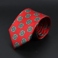 Fashion Men's 7.5cm Silk Tie Super Soft Bohemian Style Dot Chic Novelty Red Blue Necktie Suit Shirt Luxury Banquet Accessories
