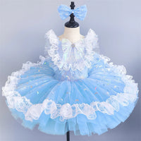 Summer Children Ballet Dress Baby Ballerine Dance Costumes Kids Dresses Tutu Girl Ballet Leotards Vestidos Party Girls Clothing