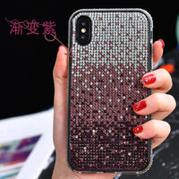 Luxury Rhinestone Glitter For Apple iPhone 14 13 12 11 Pro Max Mini XS Max X XR 7 8 Plus Shiny Diamond Hard Phone Case