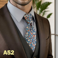 Colorful Luxury Extra Long Men's Necktie 160cm 63" Wedding Ties for Blue Navy Floral Christmas Gift Dropshipping