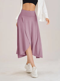 Summer Women Golf Tennis Dance Fitness Long Skirts Quick Drying Solid Female Lining High Waist Long Skirts Shorts