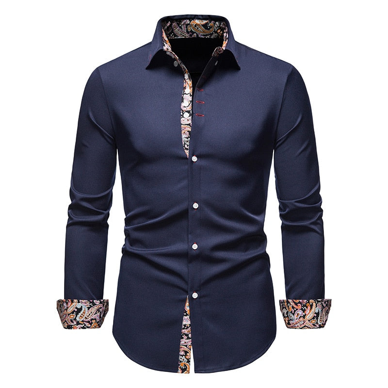 Men&#39;s Shirt with Collar White Shirts Man Long Sleeve Men&#39;s Shirts 2023 Mens Polo Shirts for Men Famous Brands