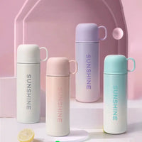 Portable Stainless Steel Insulation Cup 500ml Large Capacity Water Bottle Fashion Coffee Mug Hot Cold Drinks