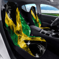 Jamaica Car Seat Covers Jamaican Lion With Coat Of Arms Amazing Pack of 2 Universal Front Seat Protective Cover