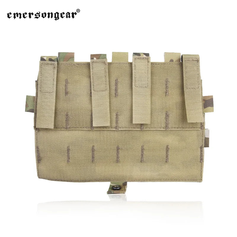 Emersongear Tactical Front MOLLE Panel For Detachable Modular Pouch Plate Bag For AVS JPC Vest Plate Carrier Airsoft Hunting