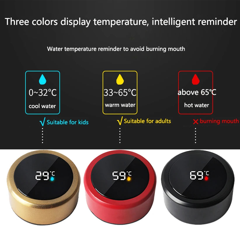 500ML Intelligent Insulated Mug Thermos Flask Tea Water Separation Stainless Steel Vacuum Kettle Coffee Mug Thermos Mug