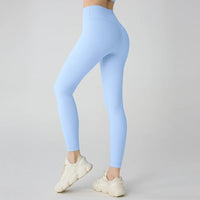 Summer Hot Sale Yoga Leggings Women High Waisted Hip Lifting Fitness Leggings Running Cycling Pants Breathable Sports Leggings