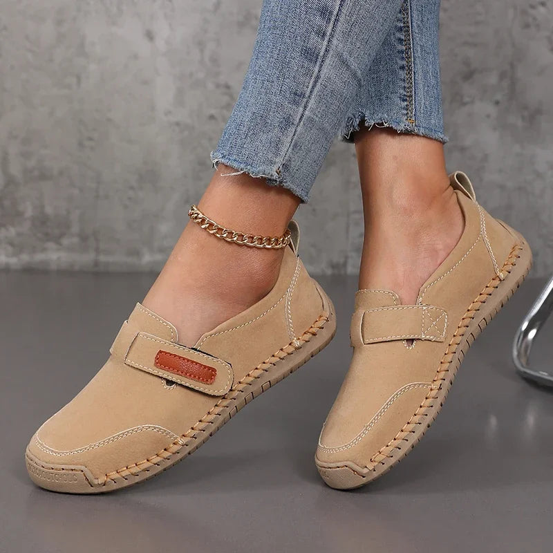Women's Suede Loafers 2025 Casual Flat Shoes Comfortable Slip on Shoes Luxe Designer Schoenen Da Size 36 43aut É Tenis Feminino