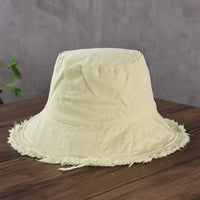 Fashion Foldable Burrs Bucket Hatsfor Women Men Beach Sun Visor UV Protection UPF 50+ Sun Hat Summer Large Wide Brim Panama Bob