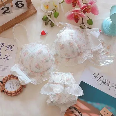 Japanese Girls Sexy Luxury Embroidery Lace Kawaii Sweet Lingerie Women Mega Mart Center Japanese Girls Sexy Luxury Embroidery Lace Kawaii Sweet Lingerie Women Mega Mart Center
