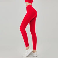 Summer Hot Sale Yoga Leggings Women High Waisted Hip Lifting Fitness Leggings Running Cycling Pants Breathable Sports Leggings