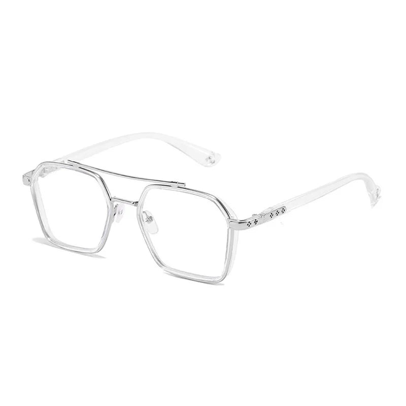 Eyliees Anti Blue Light Computer Myopia Glasses Women Men Ultralight Clear Round Nearsighted Eyeglasses Diopters 0 to-600 Unisex