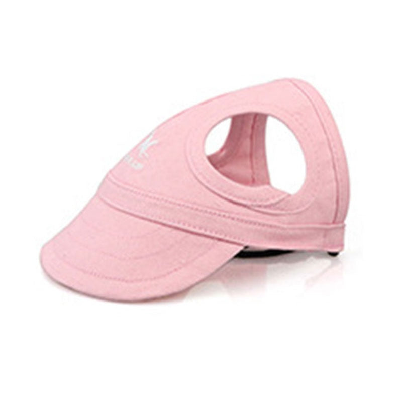 Pet Baseball Caps Cute Dog Sun Hats Puppy Wear-resistant Peaked Cap Summer Outdoor Sun-proof Universal Solid Oxford Caps