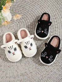Winter furry slippers are cold and handsome cat half pack winter home warm slippers