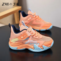 Children's New Training Basketball Shoes Summer Mesh Breathable Sneaker Outdoor Fashion Anti slip Running Footwear 31-40