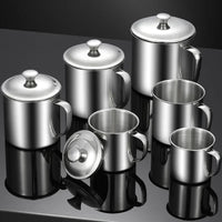Stainless Steel Cup Portable Coffee Cup Camping Travel Mug Metal Coffee Mug Water Drinking Cup Milk Tea Cup Tumbler Water Mug