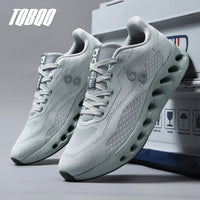 Men's Cushioned Running Shoes Energy Return Breathable Knit Arch Support Shock Absorption Marathon Women Casual Sneakers