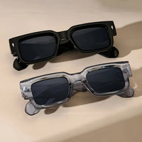 1PC Unisex Retro Square Sunglasses Classic UV Protection Plastic Frame Shades for Outdoor Travel Driving
