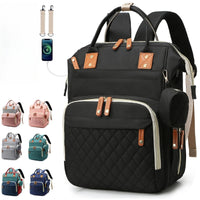 Multifunctional Diaper Bag Backpack Baby Bag, Baby Girl Boy Diaper Bag for Dad Mom , Large Capacity Nursing Diaper Bag