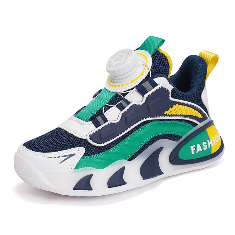 Childrens Sports Shoes 2026 New Mesh Rebound Daily Casual Walking Shoes Comfortable Anti Slip Flat Bottom Girls Jogging Shoes
