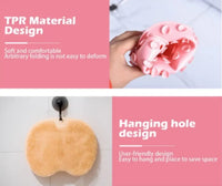 Foot & Back Scrubber Body Shower Brush Reusable Silicone Brush Foot Wash Mat Multifunction Sucker Wall Mat Foot Bathing Tool