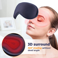 Hot Compress Electric Steam Eye Mask 3D Massage Constant Temperature Smart Timing Sleep Shading Sleeping Mask Eye Relief