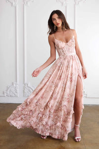 Sexy Summer Beach Dress 2025 Women Spaghetti Strap Vacation Holiday Long Dresses Elegant Ruffles Printed Vestidos Para Mujer