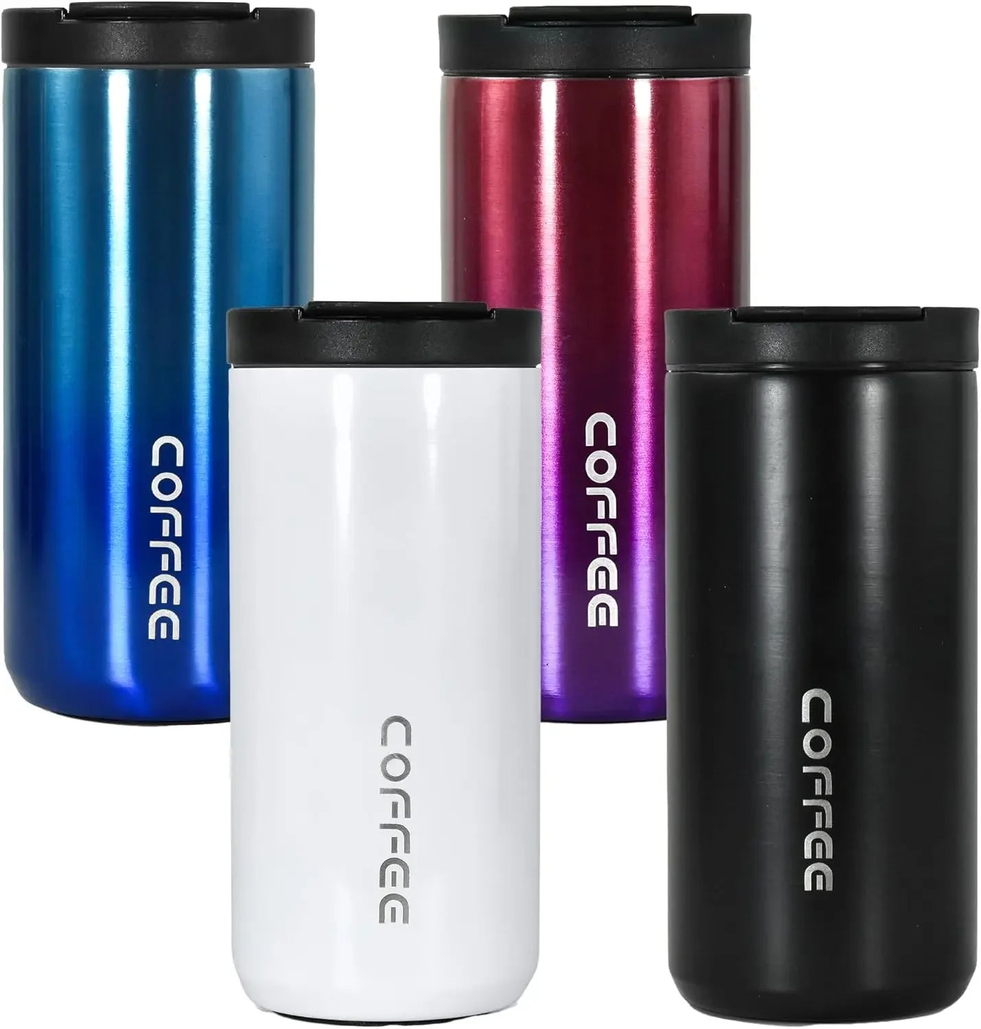 400ML Stainless Steel Coffee Cup Travel Thermal Mug Leak-Proof Thermos Bottle Tea Coffee Mug Office Business Style Thermos