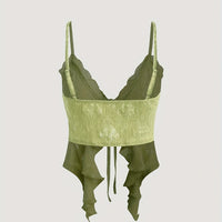 Summer Y2k Clothes Sexy Crop Tops Women's Corset Lace Bandage T-shirt Camisole Woman Sling Tank Top Fashion Sleeveless Waistcoat