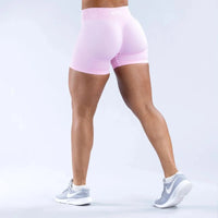 Fashion Shorts Low Waist Seamless Yoga Shorts Scrunch Bum Gym Shorts Women Workout Biker Stretch Fitness Shorts
