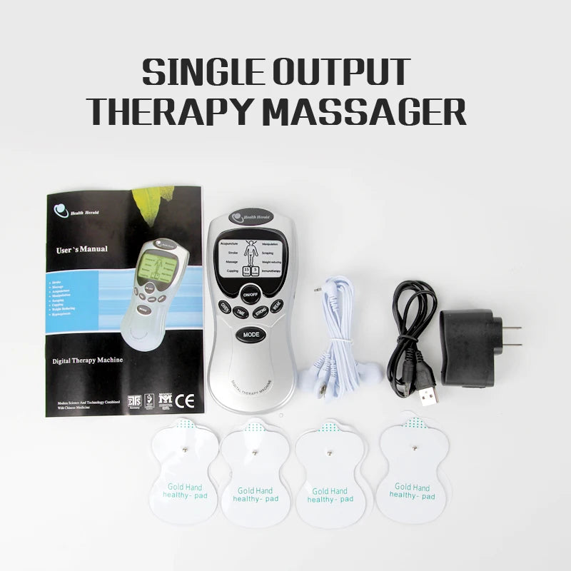 Electric Massage Instrumen Body Massager Massage Relax Neck Back Shoulder Hand Pain Relief Machine Physiotherapy Full Body